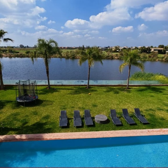 Villa Amrabt - Villa de luxe à louer à Marrakech, piscine chauffée et vue golf